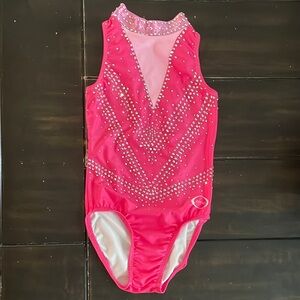 Ozone Pretty in Pink Gymnastics Leotard